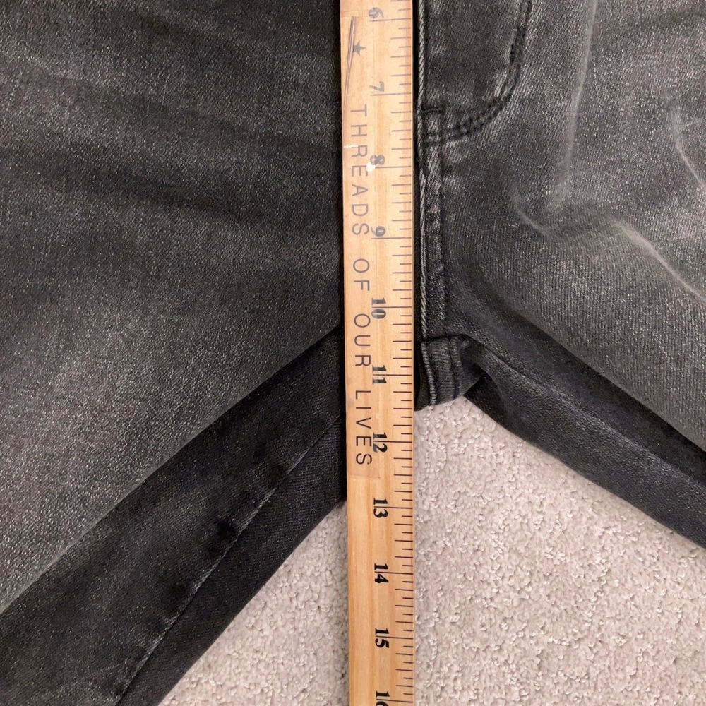 Judy‎ Blue LA Jeans Womens 3/26S Black JB88787 Whisker High Rise Bootcut Faded - Picture 7 of 12